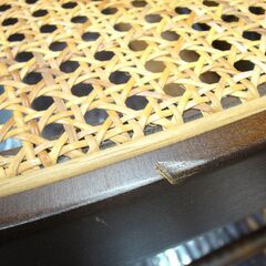 143/609 秋田木工 ロッキングチェア 籐