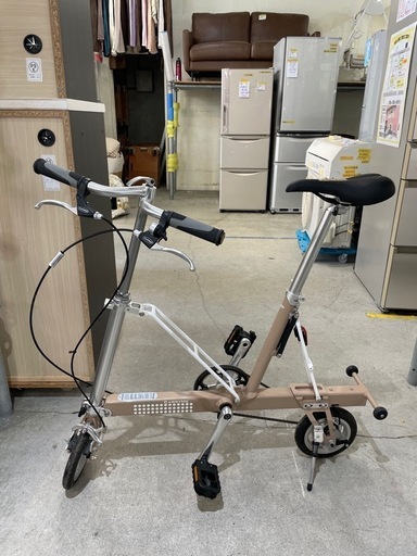 【Pacific cycle Japan carry me 折りたたみ自転車】【8インチ】リーニング済み【管理番号12009】