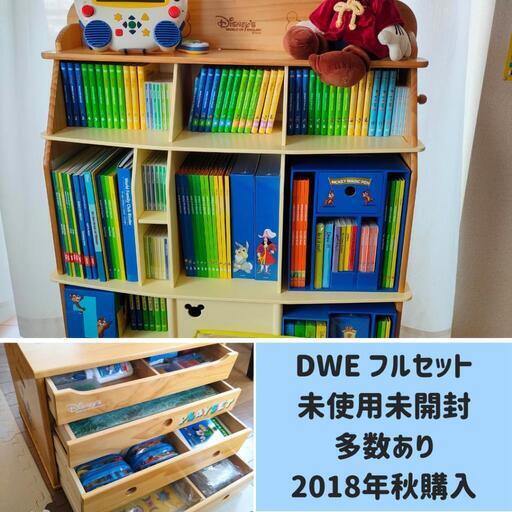 【期間限定値下げ！未開封多数あり】ワールドファミリー　DWE　フルセット　ディズニー 　一部新品　美品　英語　英会話　幼児　教材