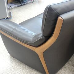 143/609 Karimoku カリモク 本革 3人掛け 3P ソファー