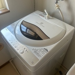 未使用に近い　TOSHIBA AW-5G8(W)洗濯機　