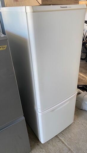パナソニック ノンフロン冷凍冷蔵庫 冷蔵庫 2ドア 168L NR-B17BW-W