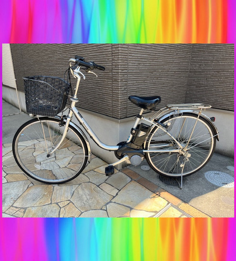 バッテリー容量変更可！6or8Ah！Panasonic　ビビ　26インチ　電動自転車　電動アシスト自転車  9202