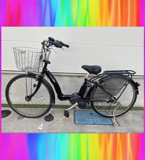 大容量8AhYAMAHA　pasパスラフィーニ　子供乗せ　26インチ　電動自転車　中古　電動アシスト自転車　9204