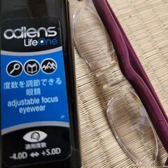 度数を調節できる眼鏡