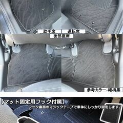 【新品未使用】ホンダ 新型 WR-V WRV DG5 【 フロアマット 織柄黒 ドアバイザー 】 カーマット X Z Z+ フロアシートカバー フロアカーペット フロアーマット 自動車パーツ カー用品 サイドバイザー ジュータンマット アクセサリー 社外新品 非純正品