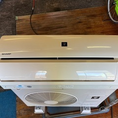 2.2K　６～８畳用　分解掃除済み　シャープ　リサイクルショップから