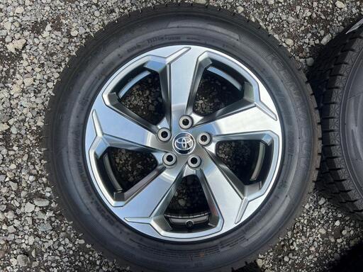 美品　バリ山　スタッドレス　RAV4純正ホイール　ハイグロス　4本セット