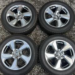 美品 バリ山 スタッドレス RAV4純正ホイール ハイグロス 4本セット