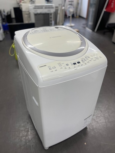 激安8KG 乾燥付き洗濯機TOSHIBA AW-8V6(S) 2018年製・4.5KG乾燥