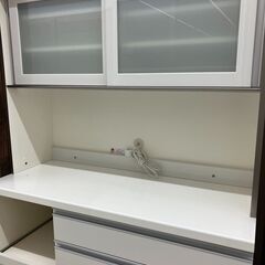 パモウナ Pamouna ホワイト 食器棚 パモウナ Pamouna キッチンボード 食器棚 ホワイト サイズ（約）幅60