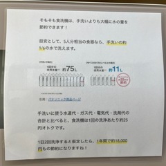 現金払いがお買い得‼️簡易取付可！【食洗機①】【パナソニック】2021年製★6ヶ月保証付　クリーニング済み【管理番号12009】