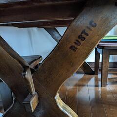 カリモク RUSTIC ダイニングテーブルの中古が安い！激安で譲り  