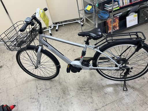 ☆ジモティー割引有☆　ｱｻﾋ/中古電動自転車/ENERSYS/27ｲﾝﾁ/銀