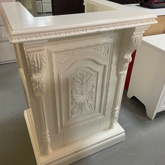 ロココ調アンティークレジカウンター