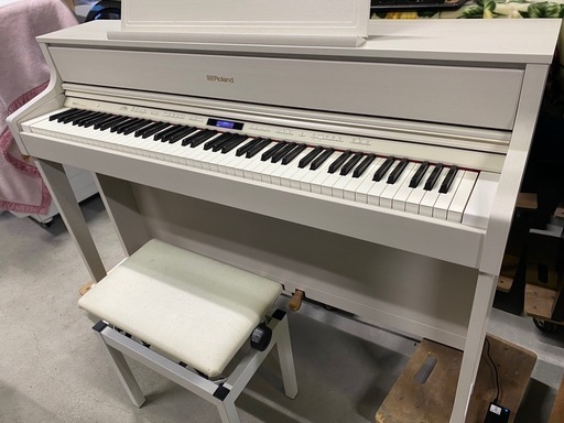 お薦め品‼️木製鍵盤‼️美品‼️BlueToothオーディオ搭載‼️ローランド電子ピアノ HP605-GP 2017年 お薦め品‼️木製鍵盤‼️美品‼️BlueToothオーディオ搭載‼️ローランド