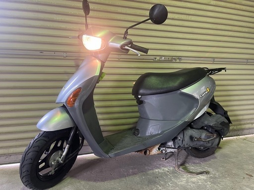 【売約済】自賠責3年付き 実働 BT新品 フロントタイヤ新品 スズキ CA45A レッツ4  4スト原付 スクーター