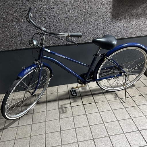 【決まりました】asahi シティサイクル26インチ（ネイビー）