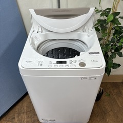 I689 ? 2021年製の高年式♪ SHARP 洗濯機 （4.5㎏） ⭐