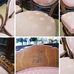 i44 イタリア製 猫脚 椅子4脚