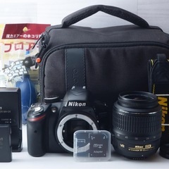 ★Nikon D3200★S数約8000回●2416万画素●スマホ転送  1ヶ月動作補償あり！ 安心のゆうパック代引き発送！ 送料、代引き手数料無料！ ☆Nikon D3200☆S数約8000回○2416万画素○スマホ転送