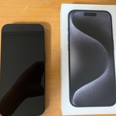 iPhone 15 Pro 256GB ブラックチタニウム 