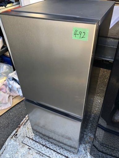 ★格安特価★福岡市内配送設置無料★NO 492 冷蔵庫 シルバー AQR-14N-S [幅49.5cm /135L /2ドア /右開きタイプ /2023年]