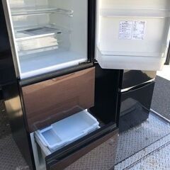 NO 490 ★格安特価★福岡市内配送設置無料★冷蔵庫 ダークブラウン HR-G2801-BR [282L /3ドア /右開きタイプ] [冷凍室 68L]