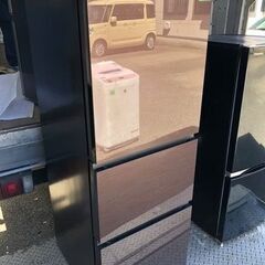 NO 490 ★格安特価★福岡市内配送設置無料★冷蔵庫 ダークブラウン HR-G2801-BR [282L /3ドア /右開きタイプ] [冷凍室 68L]
