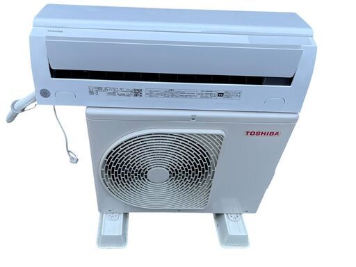 東芝 TOSHIBA ルームエアコン RAS-J221M(W) 2022年製 2.2kw 6畳用 動作確認済 美品　直接引取大歓迎‼　地域限定有料配送サービスあり‼②