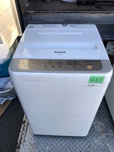 NO 487 ★格安特価★福岡市内配送設置無料★パナソニック 6.0kg 全自動洗濯機　シャンパンPanasonic NA-F60B10-N