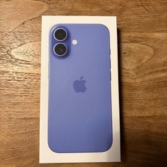 ①iPhone16 128GB ウルトラマリン 新品未開封