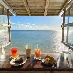 波の音聞こえるカフェ🌊