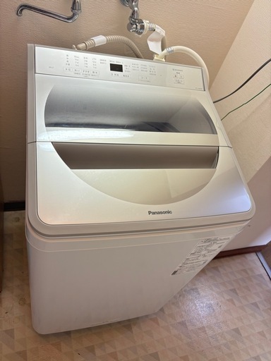 【超美品】Panasnic パナソニック 洗濯機 NA-FA80H8 洗濯容量8.0㎏ 2020年製