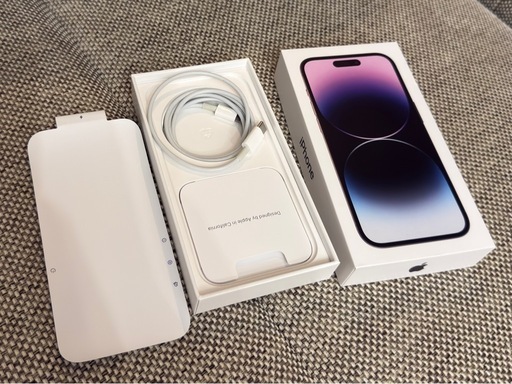 美品 iPhone 14 Pro 128GB ディープパープル