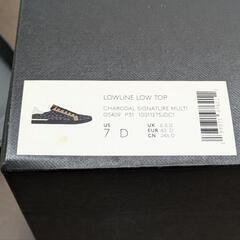 COACH スニーカー ローライン ロー トップ スニーカー 
チャコールシグネチャー G5409 US7D（25.0cm）