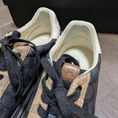 COACH スニーカー ローライン ロー トップ スニーカー 
チャコールシグネチャー G5409 US7D（25.0cm）