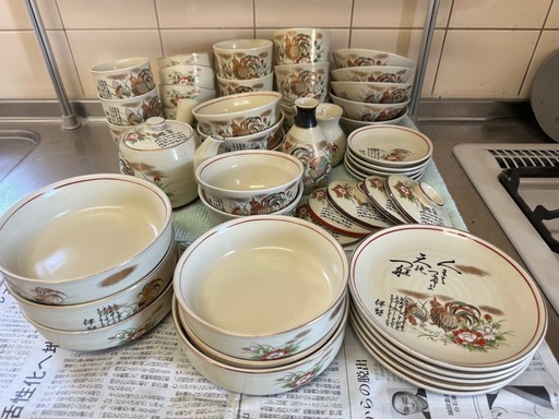 博物館級　昭和レトロ食器セット