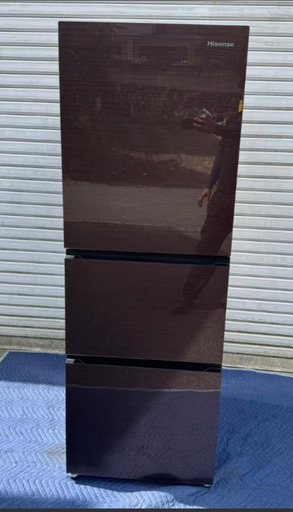 美品2023★ハイセンス★3ドア冷凍冷蔵庫★ダークブラウン★HR-G2802BR