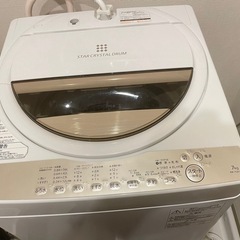 洗濯機 TOSHIBA 7kg AW-7GB スタークリスタルドラム