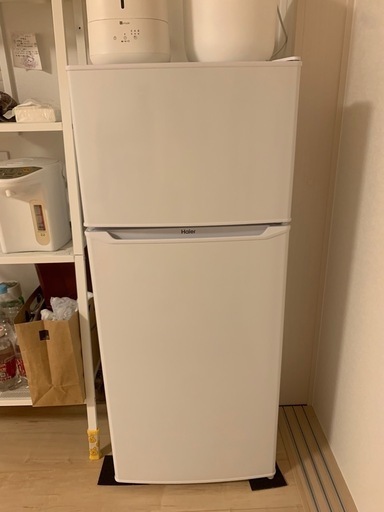 ハイアール　冷蔵庫 ホワイト2ドア 右開き 130L　）