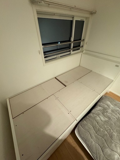 引き出し付きシングルベット