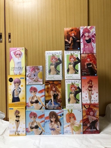 バラ売り相談可！ 五等分の花嫁 中野一花 中野三玖 中野四葉 中野五月 フィギュア trio try it Desktop kyunties 彼シャツ 他 まとめ売り17体セット