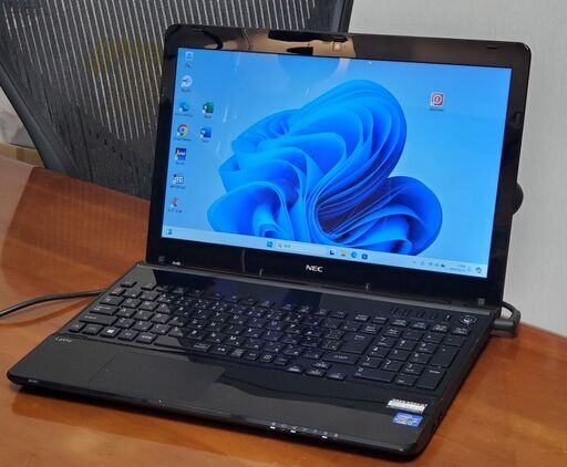 NEC 15インチ 使用僅少【win10+win11 起動8秒 CPUスコア5115】i7 新品SSD256GB/ office JW-CAD