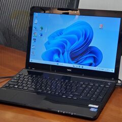 NEC15インチ【win10+win11 起動8秒 CPUスコア512】i7 /新品SSD256GB