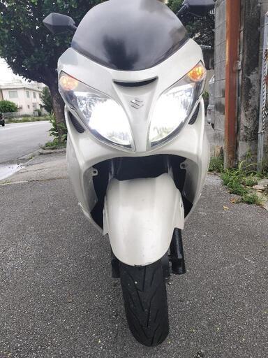SUZUKI　SKYWAVE250 　CJ45　TYPE M スカイウェーブ　白