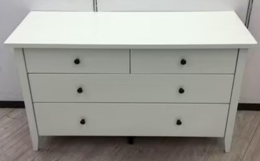 ニトリ ローチェスト カーシー　タンス　ウッド　WHT 　3段チェスト