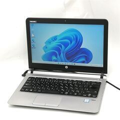 【ネット決済・配送可】13.3型 ノートPC HP 430 G3...