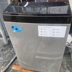 ☆美品￥13,800！ニトリ　6.0kg洗濯機　家電　NTR60 BK型　2021年製　幅52㎝ｘ奥行53㎝ｘ高さ92㎝　【BI124】