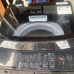 ☆美品￥13,800！ニトリ　6.0kg洗濯機　家電　NTR60 BK型　2021年製　幅52㎝ｘ奥行53㎝ｘ高さ92㎝　【BI124】